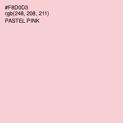 #F8D0D3 - Pastel Pink Color Image